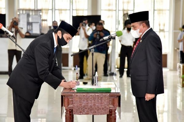 Edy Rahmayadi Lantik Kabir Bedi jadi Dirut PDAM Tirtanadi